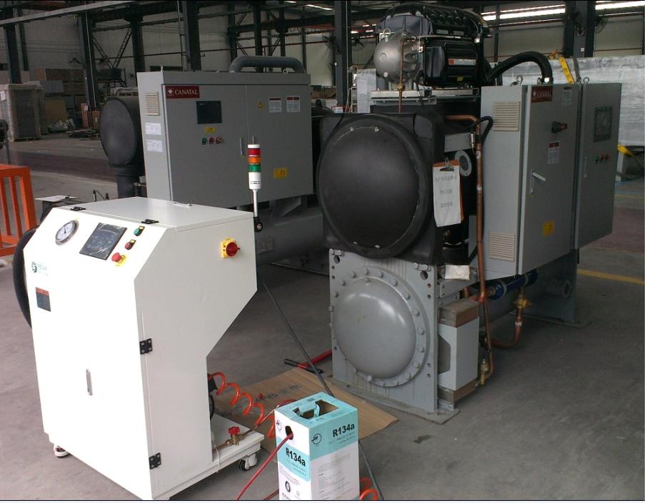 FC1-N用于螺杆式制冷机冷媒加注