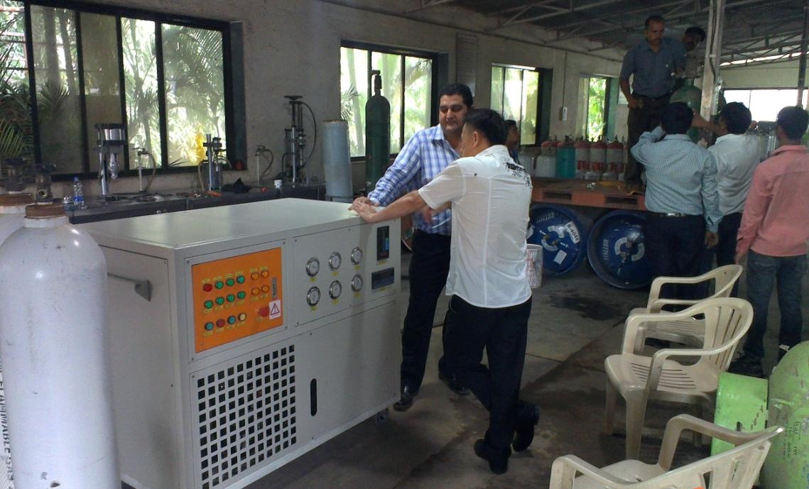 FL-T型低温冷媒回收机用于Halon1301、R227ea的氮气分离